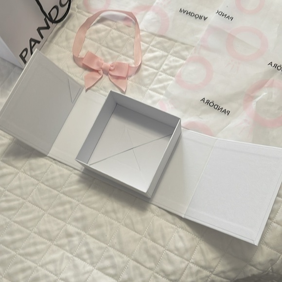 PANDORA gift box authentic box genuine brand elegant white extra large box 5 pcs - Picture 8 of 14